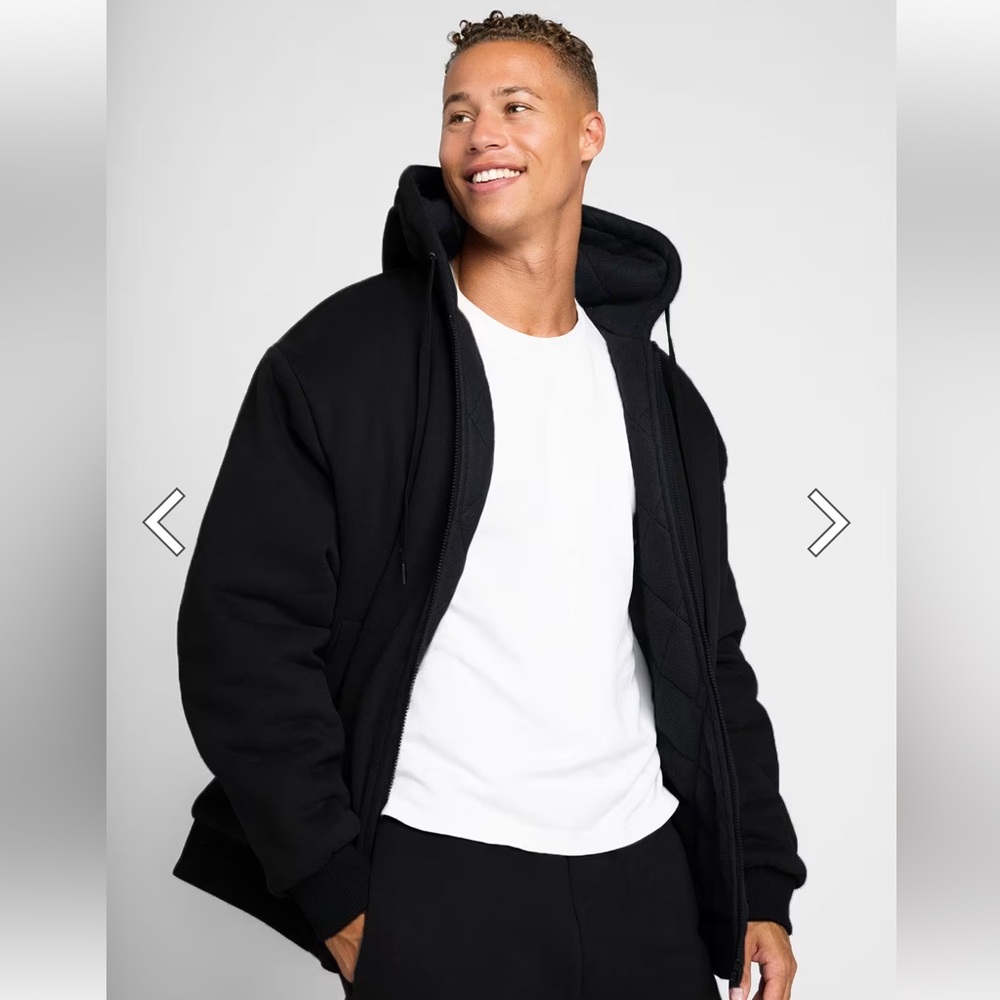 Comfrt Onyx Black Weighted Hoodie - Picture 2 of 6